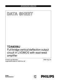Datasheet TDA8358J/N1 производства Philips