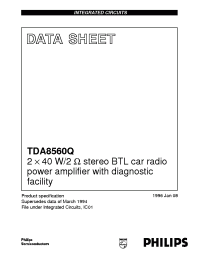 Datasheet TDA8560Q производства Philips