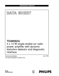 Datasheet TDA8562Q производства Philips
