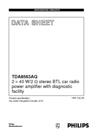 Datasheet TDA8563 производства Philips