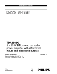 Datasheet TDA8566 производства Philips