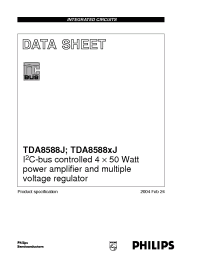 Datasheet TDA8588J производства Philips