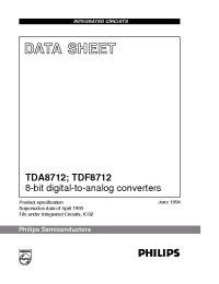 Datasheet TDA8712 производства Philips