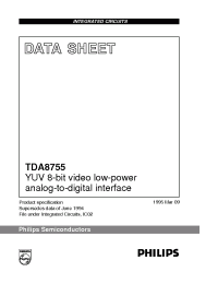 Datasheet TDA8755T manufacturer Philips