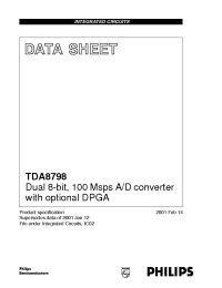 Datasheet TDA8798HL/C1 manufacturer Philips