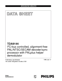 Datasheet TDA9144/N2 manufacturer Philips