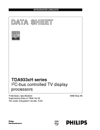 Datasheet TDA9330H manufacturer Philips
