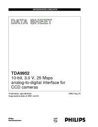 Datasheet TDA9952HN manufacturer Philips
