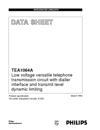 Datasheet TEA1064A manufacturer Philips