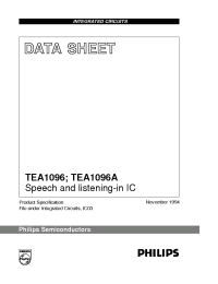 Datasheet TEA1096T manufacturer Philips