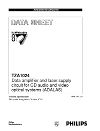 Datasheet TZA1024T/V2 производства Philips