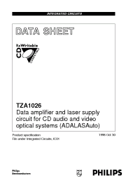 Datasheet TZA1026T/V2 производства Philips