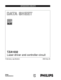 Datasheet TZA1032UK производства Philips