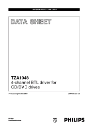 Datasheet TZA1048 производства Philips