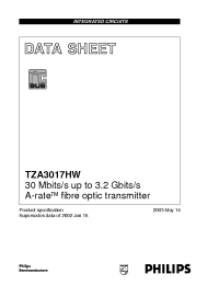 Datasheet TZA3017HW производства Philips