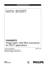 Datasheet UAA2067G/C1 manufacturer Philips