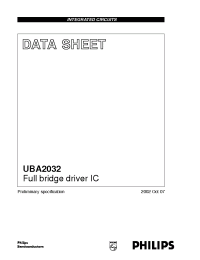 Datasheet UBA2032TS manufacturer Philips