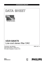 Datasheet UDA1320A производства Philips