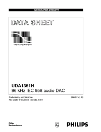 Datasheet UDA1351H производства Philips