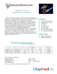Datasheet SD020-17-51-21X производства Advanced Photonix