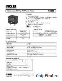 Datasheet PC2361A-12G производства Picker