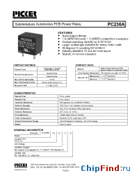 Datasheet PC236A1A-12F производства Picker