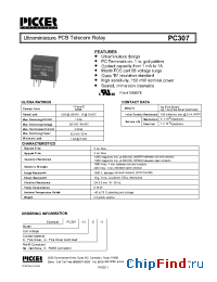 Datasheet PC307-12A производства Picker