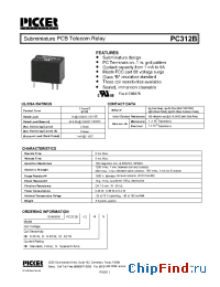 Datasheet PC312B-12B производства Picker