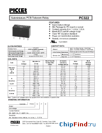 Datasheet PC322-12L производства Picker