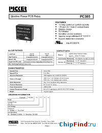 Datasheet PC3851C-12SH производства Picker