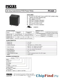 Datasheet PC4201A-12CT производства Picker
