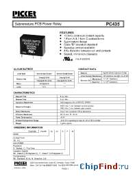 Datasheet PC4351A-12C производства Picker