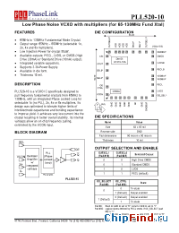 Datasheet P520-10DC производства PhaseLink