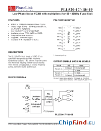 Datasheet P520-18SC производства PhaseLink