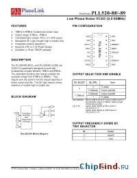 Datasheet P520-89OC производства PhaseLink