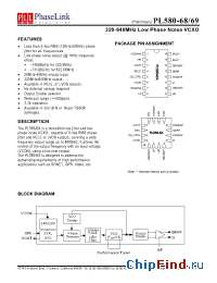 Datasheet P580-69QC производства PhaseLink