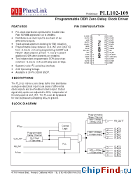 Datasheet PLL102-109 производства PhaseLink