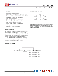 Datasheet PLL102-15 производства PhaseLink