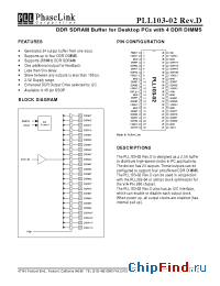 Datasheet PLL103-02XI производства PhaseLink