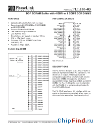Datasheet PLL103-03XI производства PhaseLink