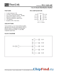 Datasheet PLL103-05SC производства PhaseLink