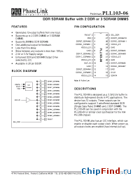 Datasheet PLL103-06XI производства PhaseLink