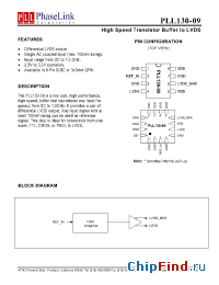 Datasheet PLL130-09SI производства PhaseLink
