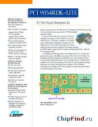 Datasheet PCI9054RDK-LITE производства PLX
