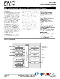 Datasheet MSP2020 производства PMC-Sierra