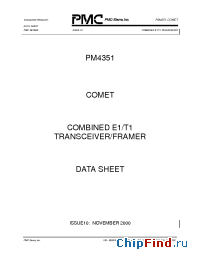 Datasheet PM4351-RI производства PMC-Sierra