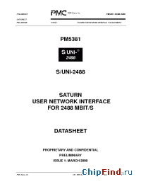 Datasheet PM5381 производства PMC-Sierra