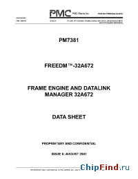 Datasheet PM7381-PI производства PMC-Sierra