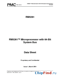 Datasheet RM5261-250-Q производства PMC-Sierra