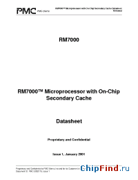Datasheet RM7000-225S производства PMC-Sierra